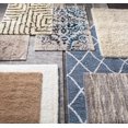 thumbnail image 6 of Hauteloom Shawano Living Room, Bedroom Area Rug - Shag - High Pile - Black, Blue, Gray - 2' x 2'11", 6 of 9