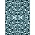 thumbnail image 1 of Ahgly Company Machine Washable Indoor Rectangle Transitional Blue Lagoon Blue Area Rugs, 2' x 3', 1 of 7