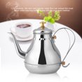 thumbnail image 2 of 1.2L European Court Style Stainless Steel Gooseneck Kettle - Rustproof & Non-toxic, with Precision Filter, Ergonomic Heat-resistant Handle, Ideal for Drip Coffee, Tea Brewing, Suitable for Home,, 2 of 6