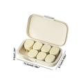 thumbnail image 3 of Home Portable Storage Box,Multi-Compartment Sealed Storage Organizer Box,Plastic Vitamin Organizer with Clear Lid,Small Household Organizer Box for Storing Vitamins,Medications,and Small Items, 3 of 6