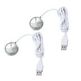 thumbnail image 1 of LED Display Spotlight Round USB Plug in Small Showcase Lamp with 4.2ft Cable for Jewelry Cupboard Shelf Aluminum Alloy, 1 of 7