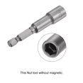 thumbnail image 5 of Unique Bargains 1/4' Quick-Change Hex Shank 5/16' Nut Driver Bit, No-magnetic 2.56' Length, SAE, 5 of 5