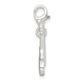 thumbnail image 2 of Sterling Silver Polished CZ Guitar with Lobster Clasp Charm, 2 of 4