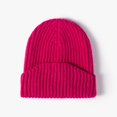 thumbnail image 2 of Uooqdmx Trucker Hats Women, Hats for Women Solid Woolen Outdoor Warm Hat Casual Fashion Hat Knitted Baseball Caps Visor Hats for Women, Hats for Women Hot Pink One Size, 2 of 3
