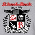 thumbnail image 3 of School of Rock - School Crest - Juniors Cropped Cotton Blend T-Shirt, 3 of 5