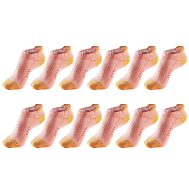 Sonducket 6 pares de calcetines deportivos para hombre, hermosos colores frescos, transpirables y antideslizantes, calcetines deportivos para Medias Naranja,L L