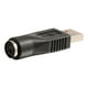 PS2 PS/2 USB Adaptateur vers - Adaptateur Clavier / Souris - USB (M) vers (F) - Noir – image 2 sur 4