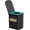 Black, variant on 高风险 Upgrade XL Portable Toilet for Adults, Extra Large Portable Travel Floding Toilet, Camping Tall Toilets with Lid for Adults and Kids Compact Potty for Car,Hiking,Beach and Camping Green