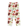 thumbnail image 6 of Uemuo Tomatoes Pattern Women's Wide Leg Palazzo Lounge Pants with Pockets Light Weight Loose Comfy Casual Pajama Pants-X-Large, 6 of 9