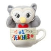 Way To Celebrate Valentine’s Day Plush Toy in Soup Mug, Owl