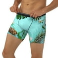 thumbnail image 2 of Rocae Tropical Pineapple for Stretch Moisture-Wicking Underwear,Men's Underwear Boxer Briefs Medium, 2 of 9