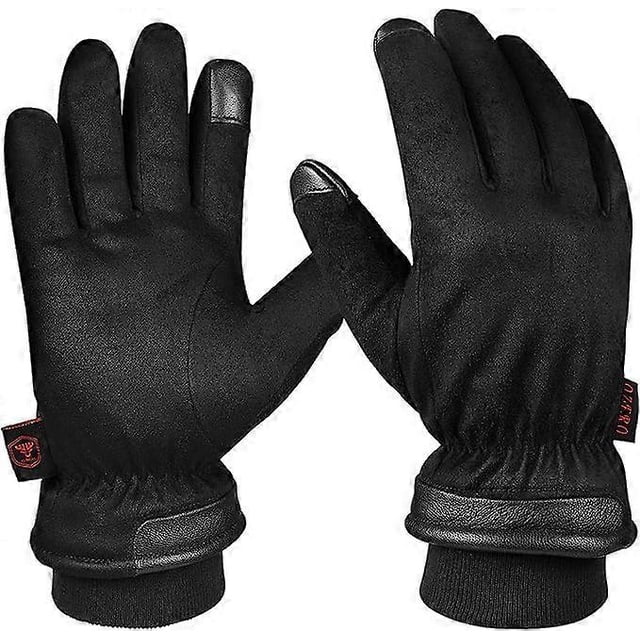 (Size: XL) winter gloves, waterproof gloves men for skiing, cycling, running, motorcycle, and work