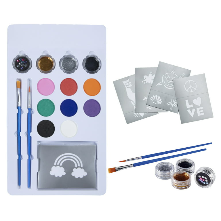 Christmas Face Painting Kit, Diamond FX Face Paint