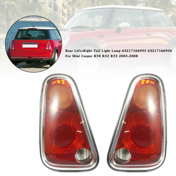 Rear L R Tail Light Lamp 63217166955 56 For Mini Cooper R50 R52 R53 2005-2008