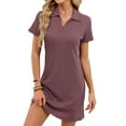 thumbnail image 6 of Censtreet Nightgowns for Women Short Sleeve Sleepshirt Summer Nightshirt Soft Pajamas Dress Casual Sleepwear, 6 of 9