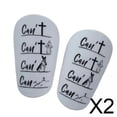 thumbnail image 1 of 2x2 Uds Mini Espinilleras De Fútbol A Prueba De Golpes Cómoda Espinillera Portátil Protección S, 1 of 8