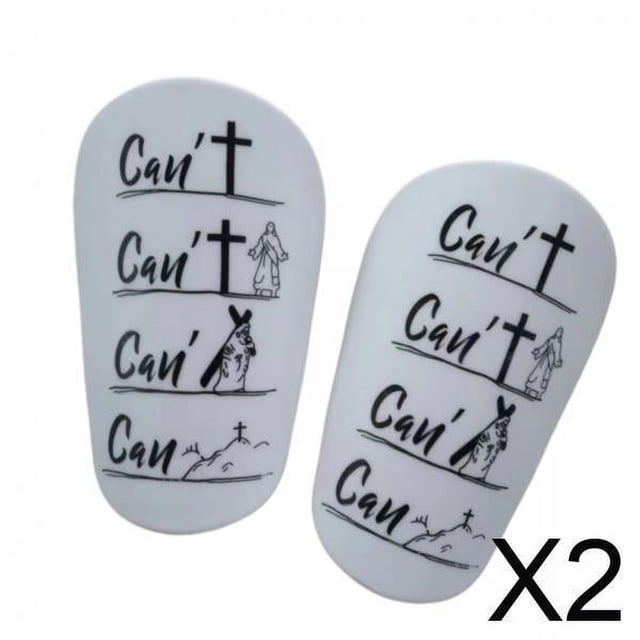 2x2 Uds Mini Espinilleras De Fútbol A Prueba De Golpes Cómoda Espinillera Portátil Protección S