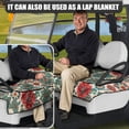 thumbnail image 5 of Whosucclay Multicolor Floral Anti-Scratch Seat Cover, Anti-Fade Storage Pockets Golf Cart Seat Blanket for Club Car Yamaha EZGO, 52.36" x 32.28", 5 of 7