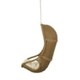 thumbnail image 4 of GDF Studio Berrien Indoor/Outdoor Wicker Hanging Chair with 8 Foot Chain (NO STAND), Light Brown and Beige, 4 of 7