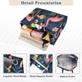 thumbnail image 3 of FORMRS Womens Corduroy Tote Bag Crossbody Shoulder Handbag with Pocket, Floral Flamingo, 3 of 7