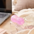 thumbnail image 5 of TOYOUME Glitter Peanut Squishy, Stress Relief, Slow Rising, Fruit Squeeze, Pink, 5 of 8