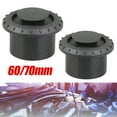 thumbnail image 2 of 60mm/75mm Diesel Heater Duct Hose Pipe Air Vent Outlet Rotatable Black, 2 of 5