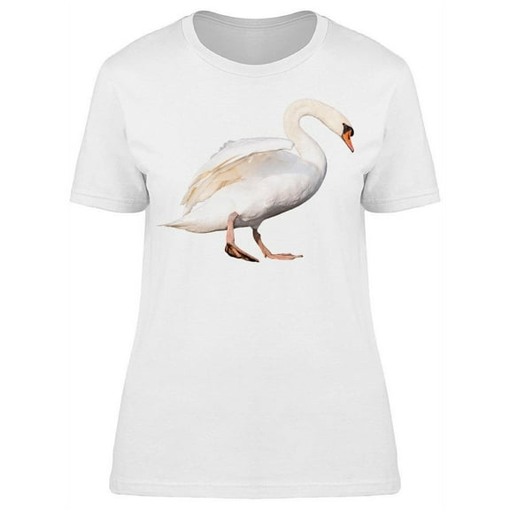 Pretty Swan Standing Sideways T-Shirt Women -Image by Shutterstock, Female 3X-Large