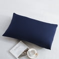 thumbnail image 3 of 2 Piece Duvet Cover Set - Ultra Soft Duvet Cover - Easy Care, Wrinkle Resistant (Twin, Navy), 3 of 4