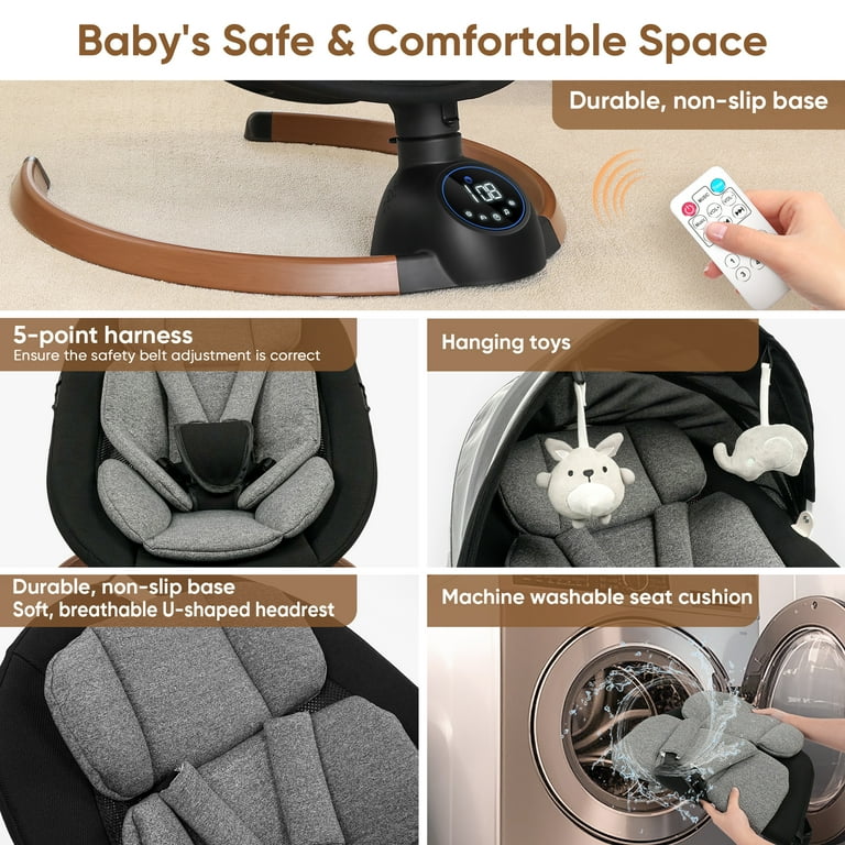 英7” Willows Baby Let Me Feel It GUN104 Sunpower /00080 TEAYINGDE Soothe Newborn Baby Swing - Motorized, Music