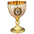 thumbnail image 4 of Metal Cup Goblet 30ml Durable for Collection, Decor Travel Goblet Style B, 4 of 9