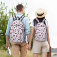 thumbnail image 4 of Disketp Happy Columbus Day Mochila de Lona Estampada, Mochila Escolar de Viaje Ligera para Estudiantes y Portátil-Small, 4 of 5