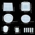 DIY Supplies Kits with Silicone Molds & Measuring Cup Tinfoil Latex ...