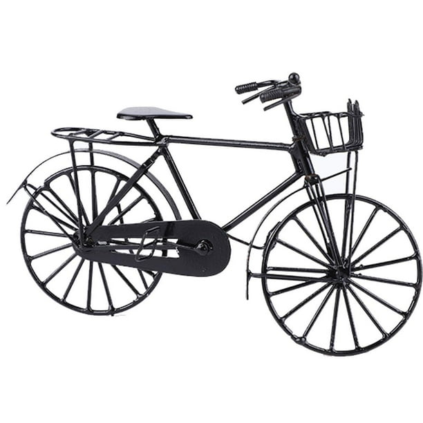 Qiilu 1 12 Miniature Metal Bike Bicycle Doll House Dollhouse