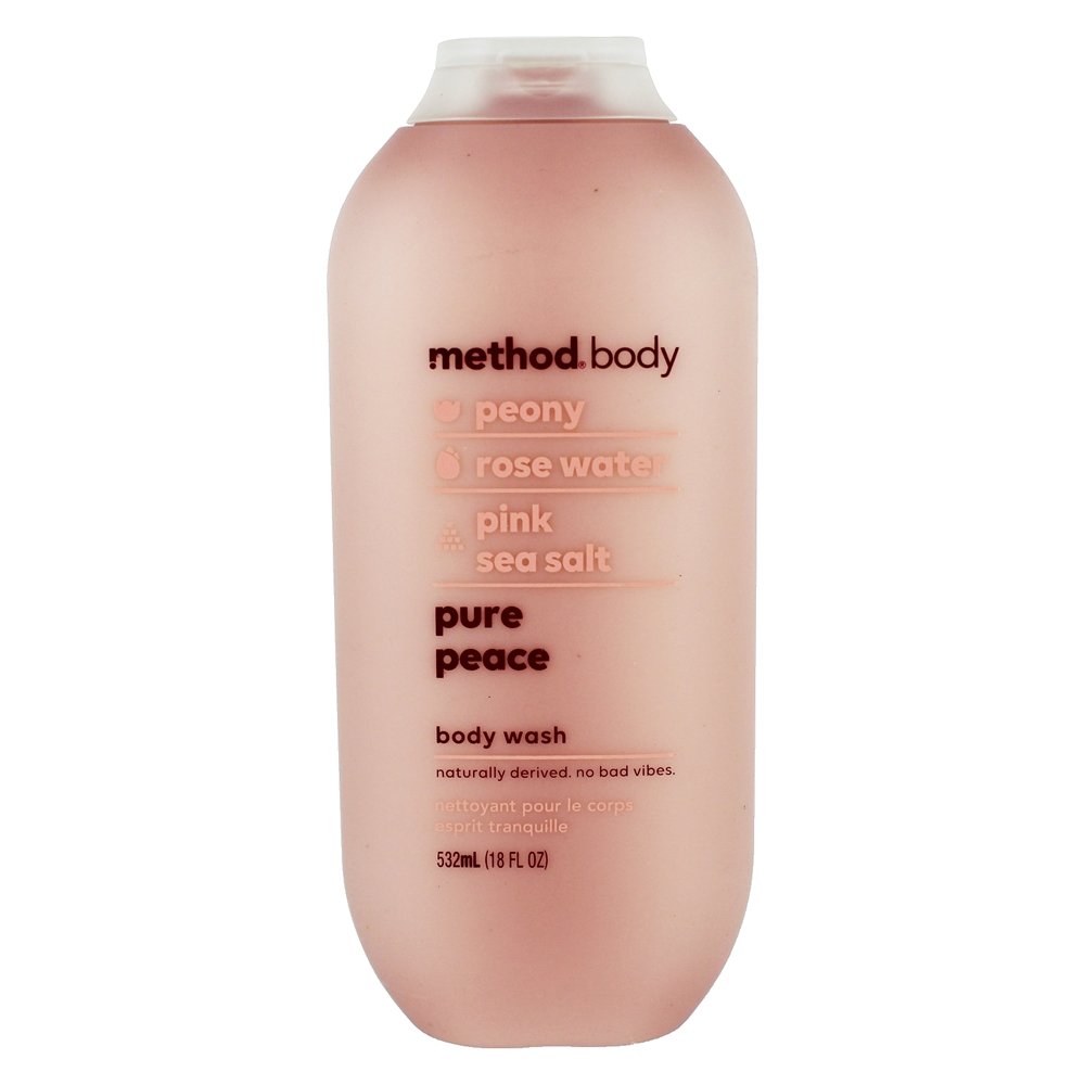 Method Pure Peace Body Wash Peony, Rose Water & Pink Sea Salt 18 fl