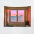 thumbnail image 3 of Bangcool Window Tapestry Nature Landscape Decorative Wall Hanging Tapestry Bedroom Decor, 3 of 10