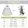 thumbnail image 2 of Cat Cone Collar Soft, Adjustable Cat Recovery Collar, Cat Cones After Surgery, Elizabethan Cat Collar Neck Cone For Cats KittensL, 2 of 5