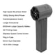 thumbnail image 3 of Ventilador de Turbina de 60000rpm, Soplador de Aire Inalámbrico, Empuje Máximo de 1000G para Limpieza de Teclado de Coche, 3 of 7