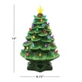thumbnail image 4 of Christmas Nostalgic Christmas Tree Ceramic Battery Operated 19323, 4 of 4