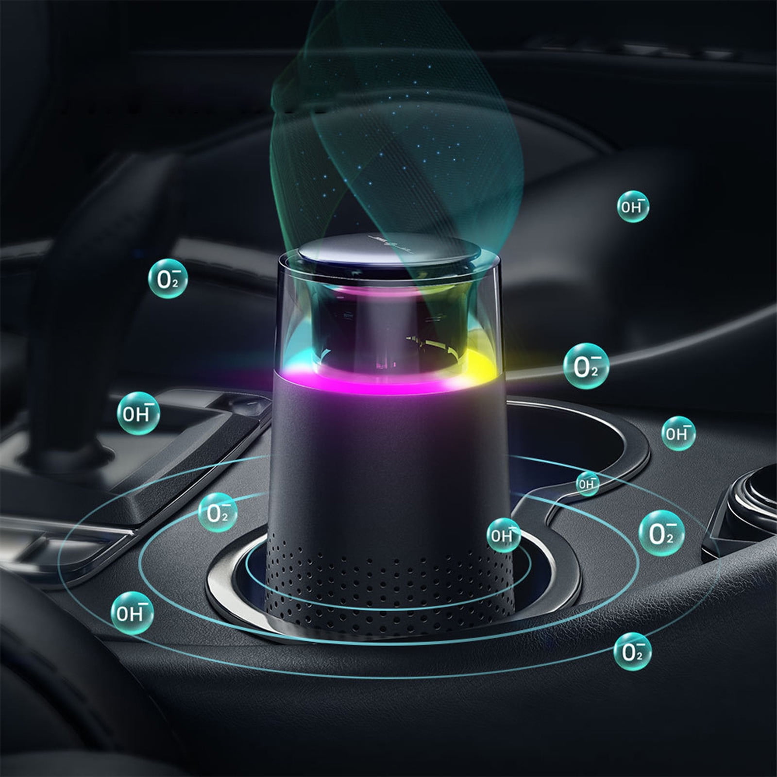 Gnmfd Pet Air Purifier Mini USB Portable Filter for Home Car Bedroom Small Room Odor Removal, Ultra Quiet Operation Eliminates Pet Smell Improves Air Quality Healthy Household