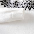thumbnail image 4 of Iyufng Mens Sweaters and Pullovers Fair Isle Geometric Pattern Winter Knit Tops, 4 of 8