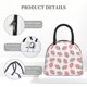 thumbnail image 4 of Balery Strawberry Bolsa de Almuerzo para Mujeres, Caja de Almuerzo, Bolsa de Almuerzo Pequeña Impermeable, Tote de Almuerzo Reutilizable con Gran Capacidad, 4 of 6