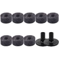 thumbnail image 1 of NIYANGLE 1Set Black Drum Felt Pads Cymbal Replacement Kit Easy Install Protects and Improves Cymbal Performance, 1 of 8