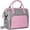 2 Pink-gray, variant on ideaTech Polyester Reusable Lunch Bags, Insulated Lunch Box for Women and Men, Freezer Safe, 1 Count