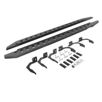 Go Rhino 69410687ST RB20 Slim Line Running Boards with Mounting Bracket Kit For Ram 11-14 1500, Ram 11-24 2500, Ram 11-24 3500, Dodge 09-10 Ram 1500, Dodge 10 Ram 2500, Dodge 10 Ram 3500 (Crew Cab