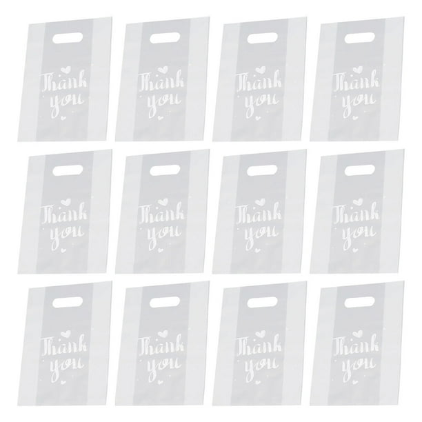 WORGEOUS 50 unids bolsas de plástico transparentes tostadas caramelas bolsas espesar bolsas de embalaje para hornear
