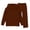 Q302 Brown, variant on Angala 2 Piece Outfits For Girls Hooded Long Sleeve Sweatshirt With Wide Leg Pants Set Girls Fall Season Wear Clothes