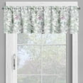 thumbnail image 4 of Ambesonne Floral Valance & Curtain, Vintage Seamless Pattern, 55"x36", White and Reseda Green, 4 of 6