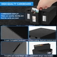 thumbnail image 4 of 12000+ Trading Card Storage Box for Commander Display, Card Deck Box Cardboard with 48 Dividers, Labels & Tapes, Trading Card Collection Box Fit for TCG, PTCG, MTG and Sport Cards, 4 of 5
