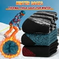 thumbnail image 6 of Loritta 3 Pairs Thermal Socks for Women, Winter Thick Warm Heated Boot Crew Socks Size 5-11, 6 of 6