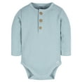thumbnail image 2 of Gerber Baby Boy Long Sleeve Onesies Bodysuits, 2-Pack, 0/3M - 12M, 2 of 8